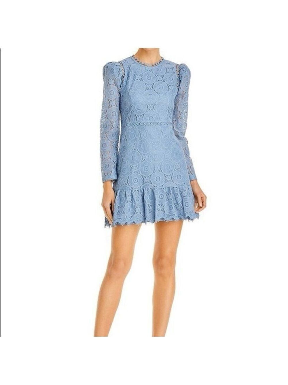 NWT AQUA Long Sleeve Lace Dress - 100% Exclusive to Bloomingdale’s. Size XS